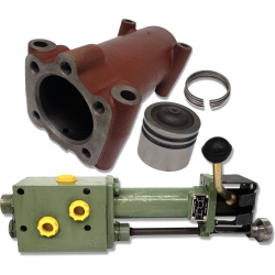 TŁOK CYLINDER PODNOŚNIKA C-330 + ROZDZIELACZ HYDRAULICZNY